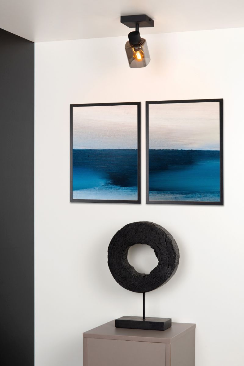 Lucide ALION - Stropné bodové svietidlo - 1xE14 - Čierne